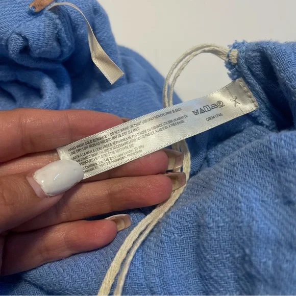 Free People Free-Est Sun-Drenched Overalls Jumpsuit Wide-Leg Slouchy XS Bohemian - Picture 10 of 13